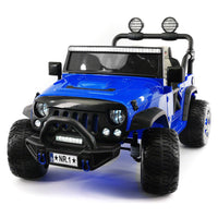 Moderno Kids Trail Explorer 24V Kids Ride-On Car Truck with R/C Parental Remote | Blue