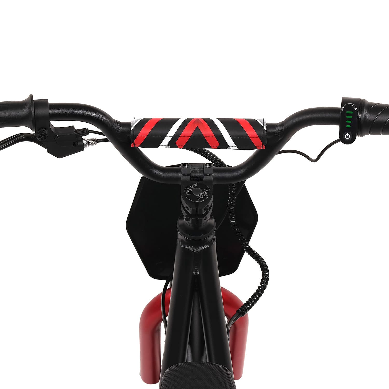 Moderno Kids Big Kids 24V Electric Ride-On Balance Bike Scooter | Black