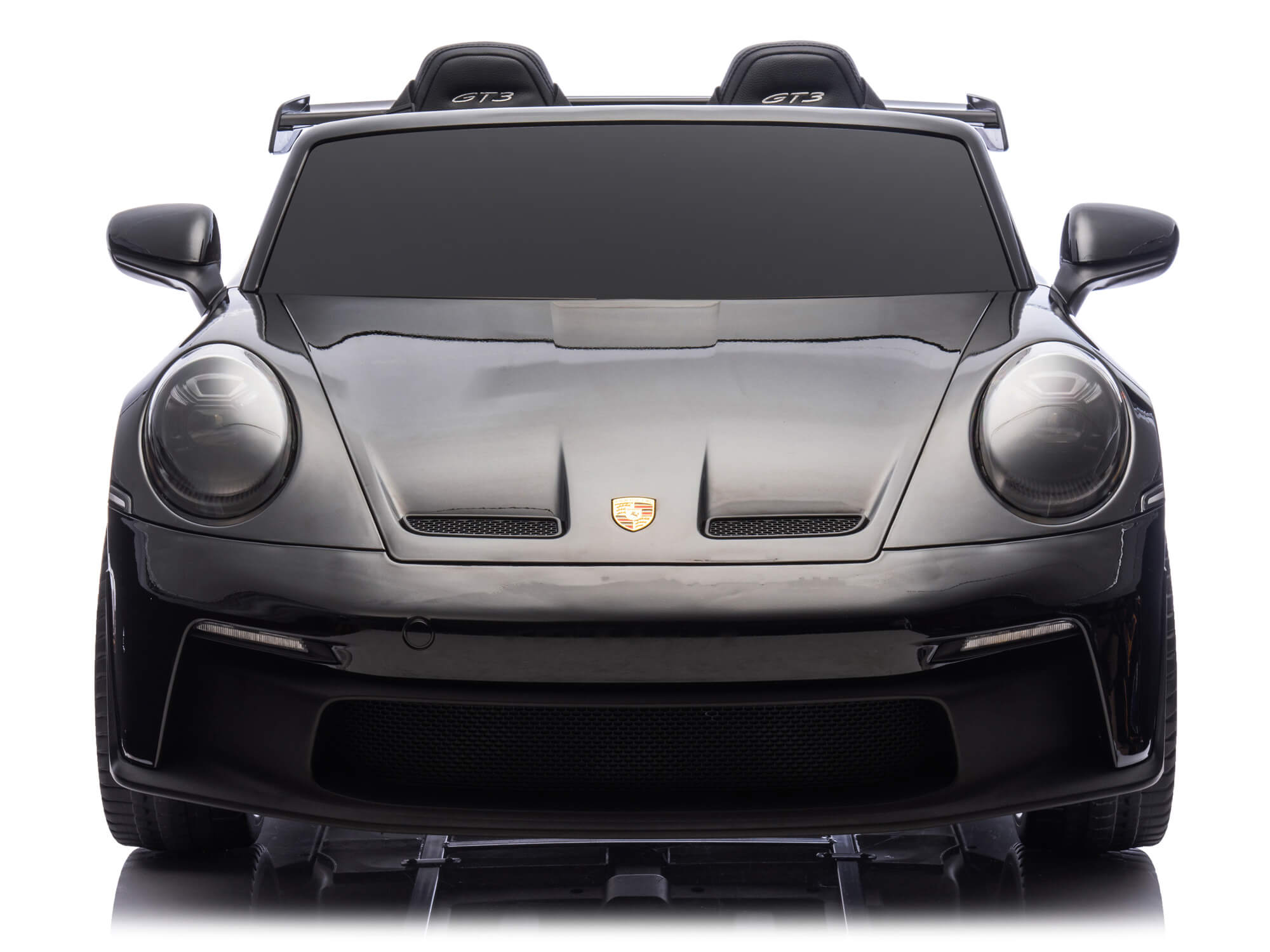 Moderno Kids Porsche 911 GT3 24V Kids 2 (Two) Seater Ride On Car | Black