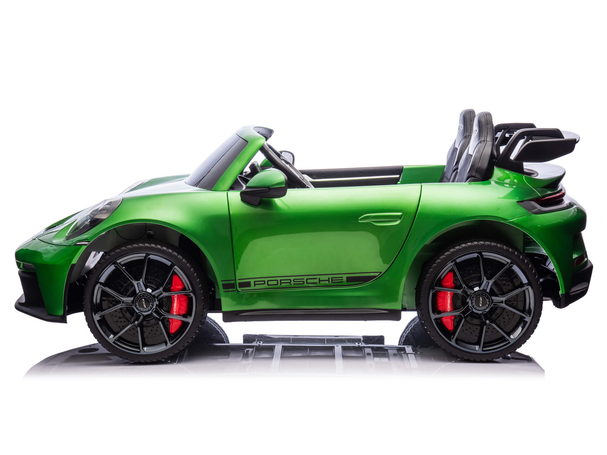 Moderno Kids Porsche 911 GT3 24V Kids 2 (Two) Seater Ride On Car | Green