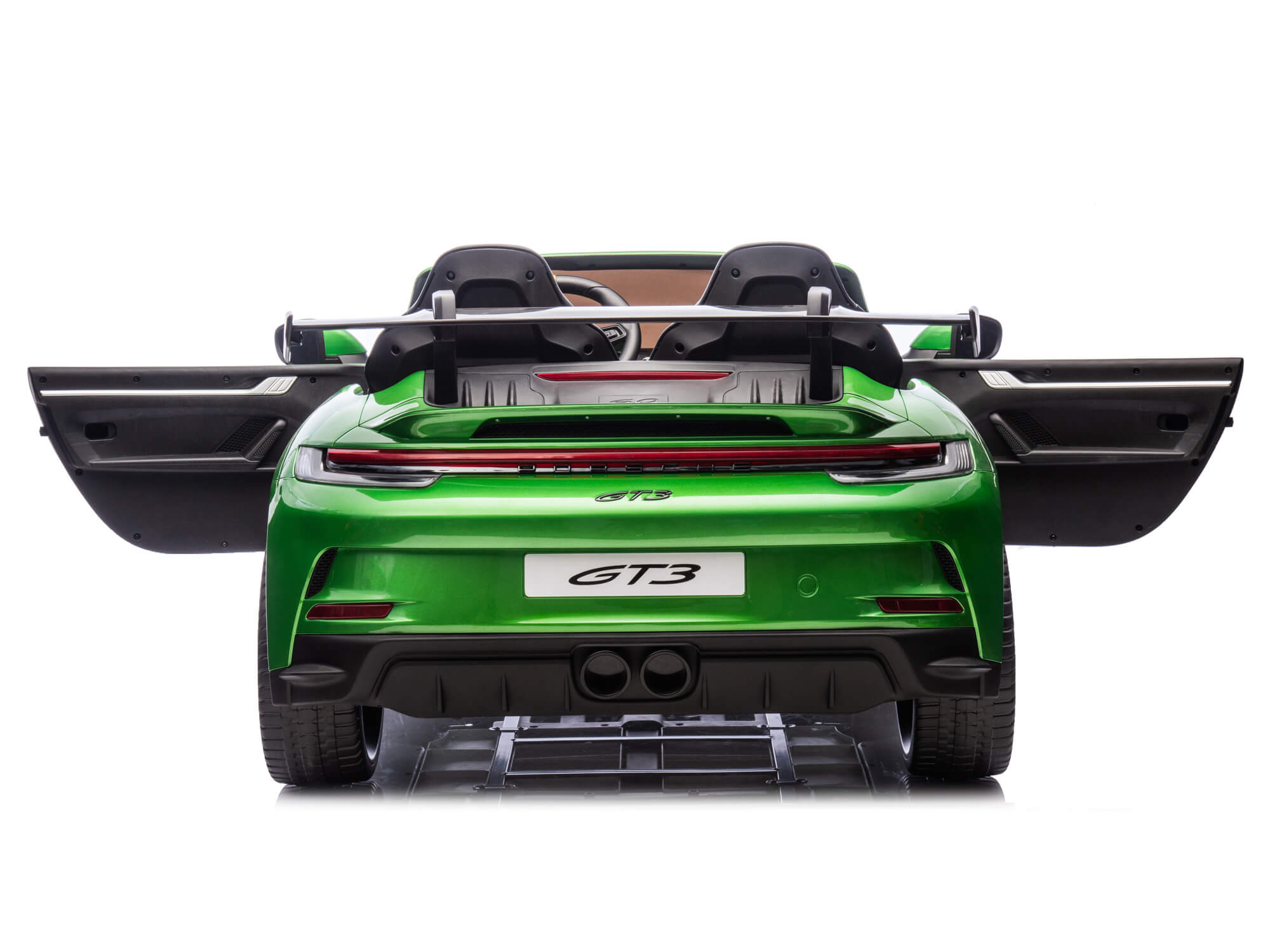 Moderno Kids Porsche 911 GT3 24V Kids 2 (Two) Seater Ride On Car | Green