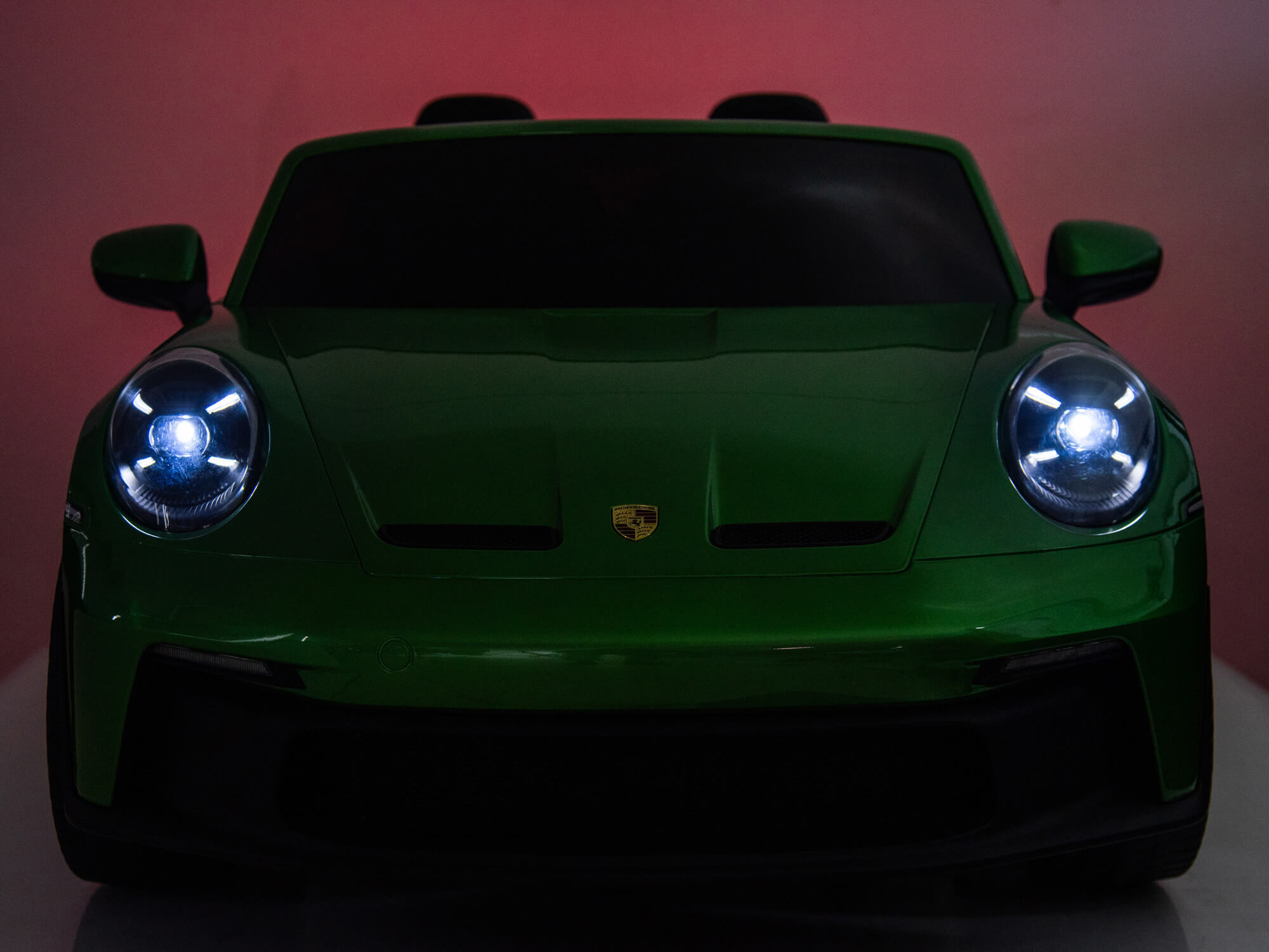 Moderno Kids Porsche 911 GT3 24V Kids 2 (Two) Seater Ride On Car | Green
