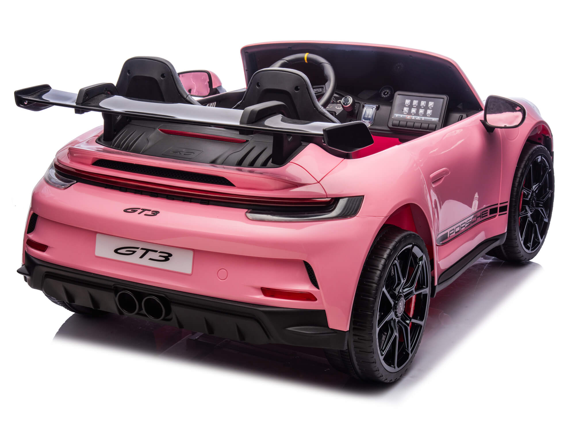 Moderno Kids Porsche 911 GT3 24V Kids 2 (Two) Seater Ride On Car | Pink