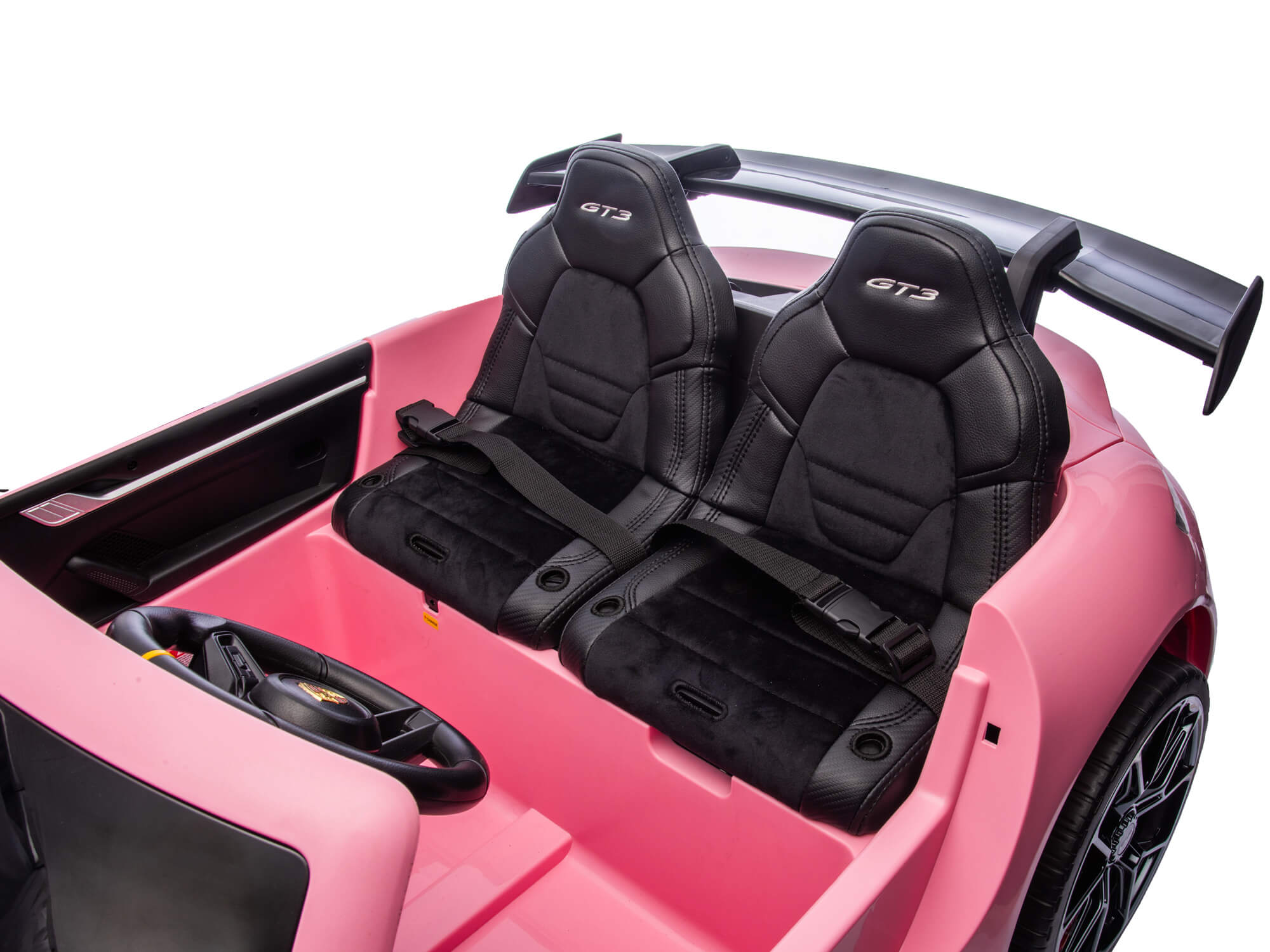 Moderno Kids Porsche 911 GT3 24V Kids 2 (Two) Seater Ride On Car | Pink