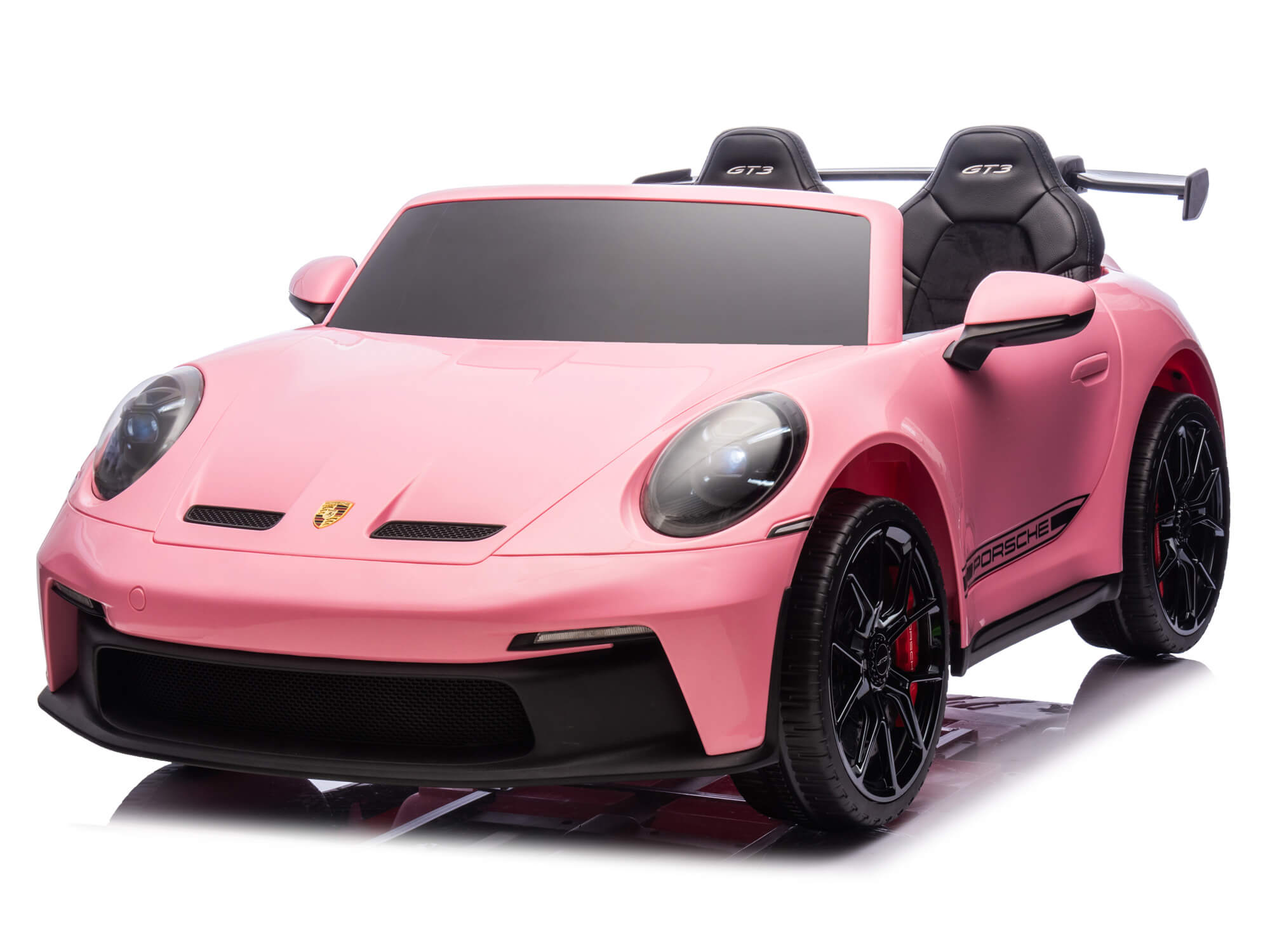 Moderno Kids Porsche 911 GT3 24V Kids 2 (Two) Seater Ride On Car | Pink