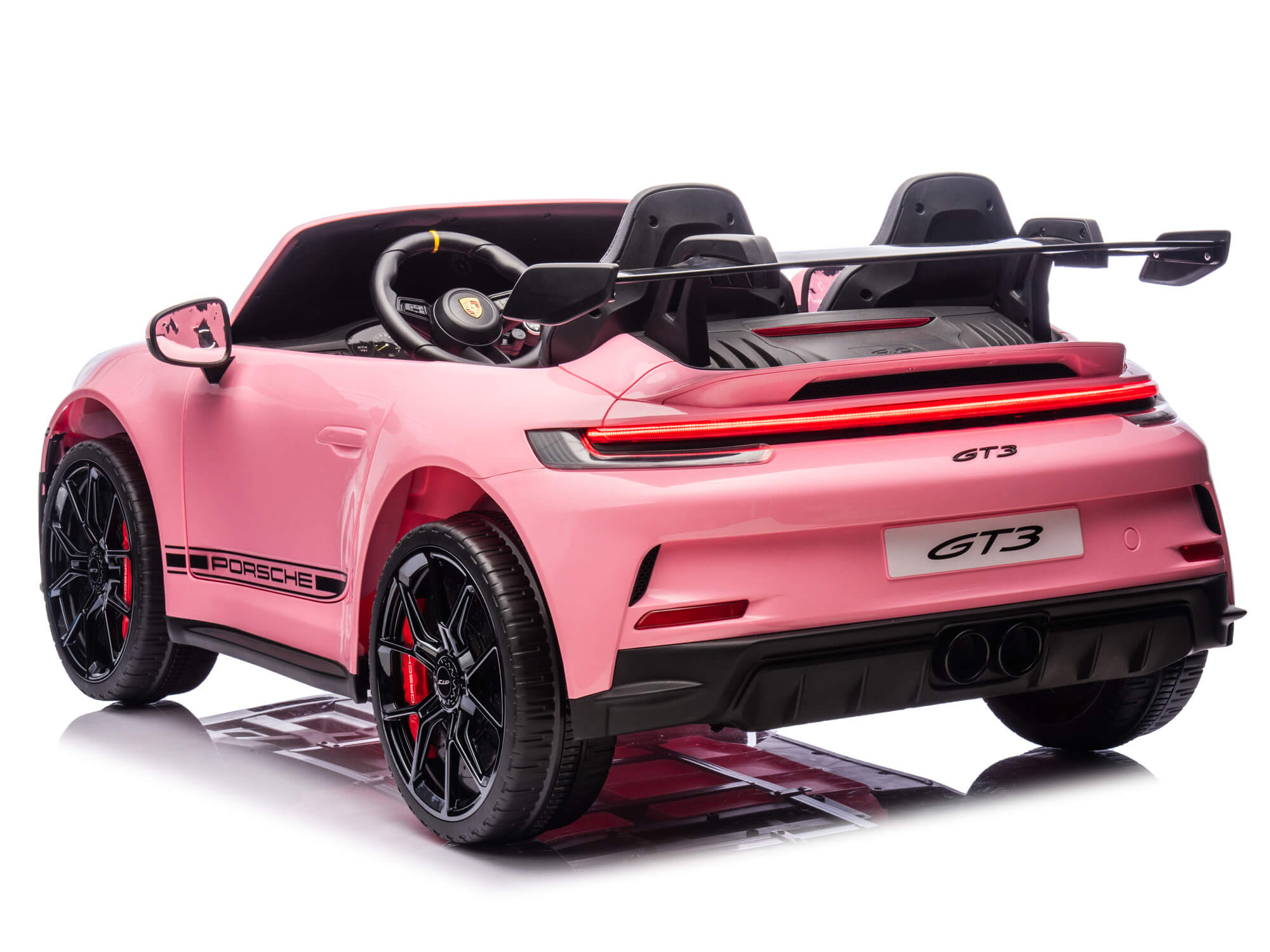 Moderno Kids Porsche 911 GT3 24V Kids 2 (Two) Seater Ride On Car | Pink