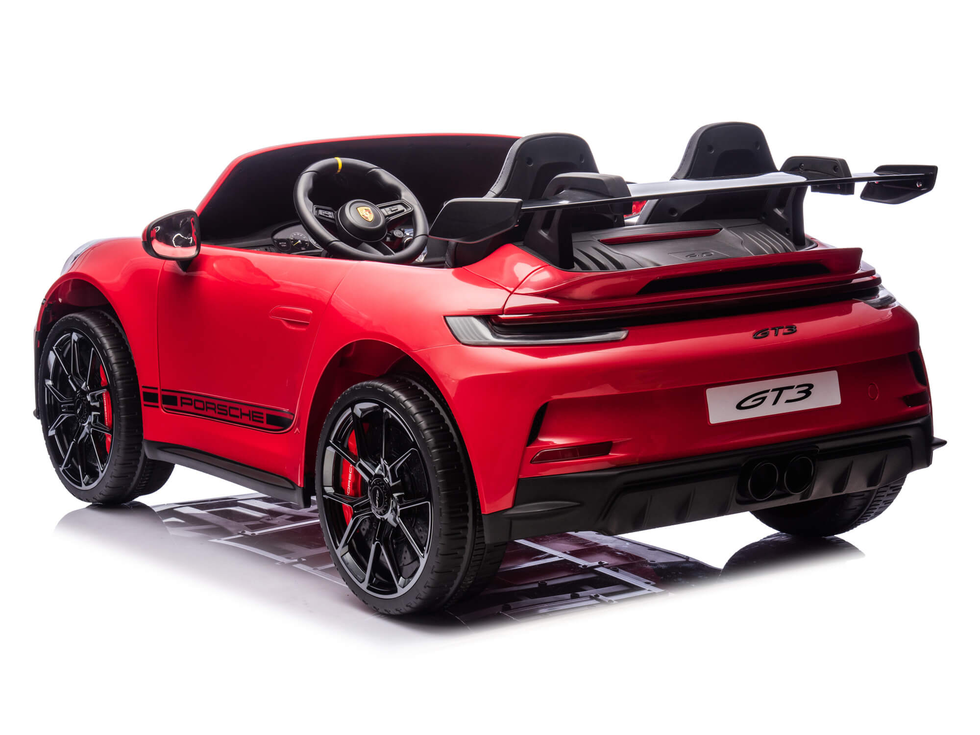 Moderno Kids Porsche 911 GT3 24V Kids 2 (Two) Seater Ride On Car | Red
