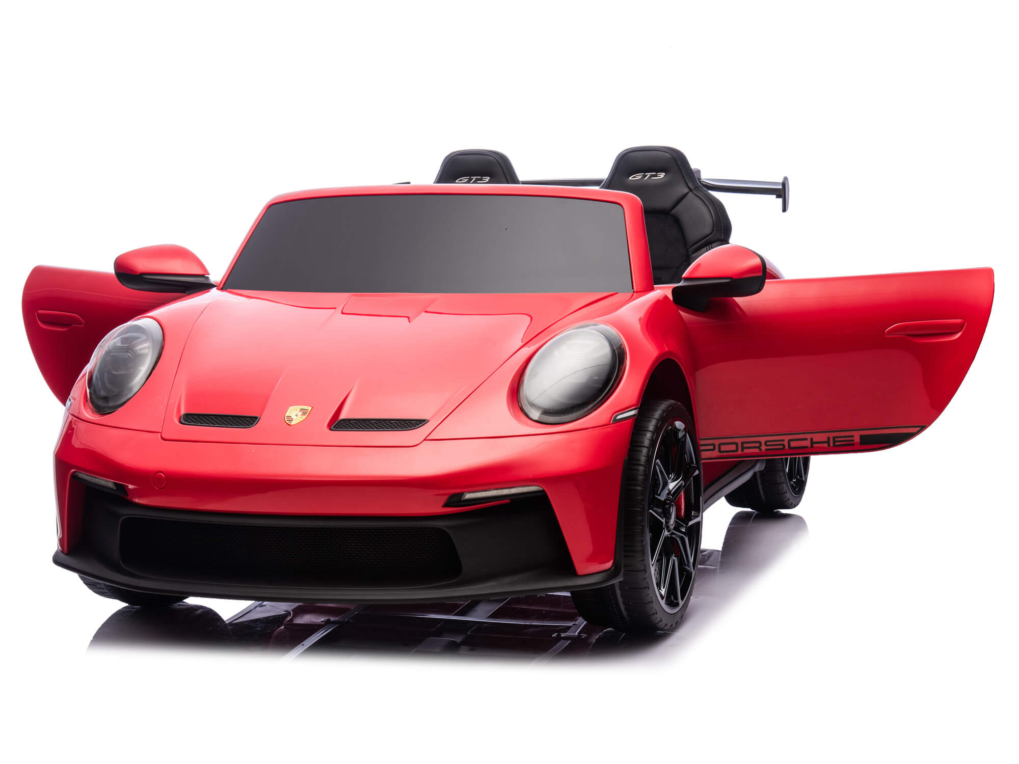 Moderno Kids Porsche 911 GT3 24V Kids 2 (Two) Seater Ride On Car | Red