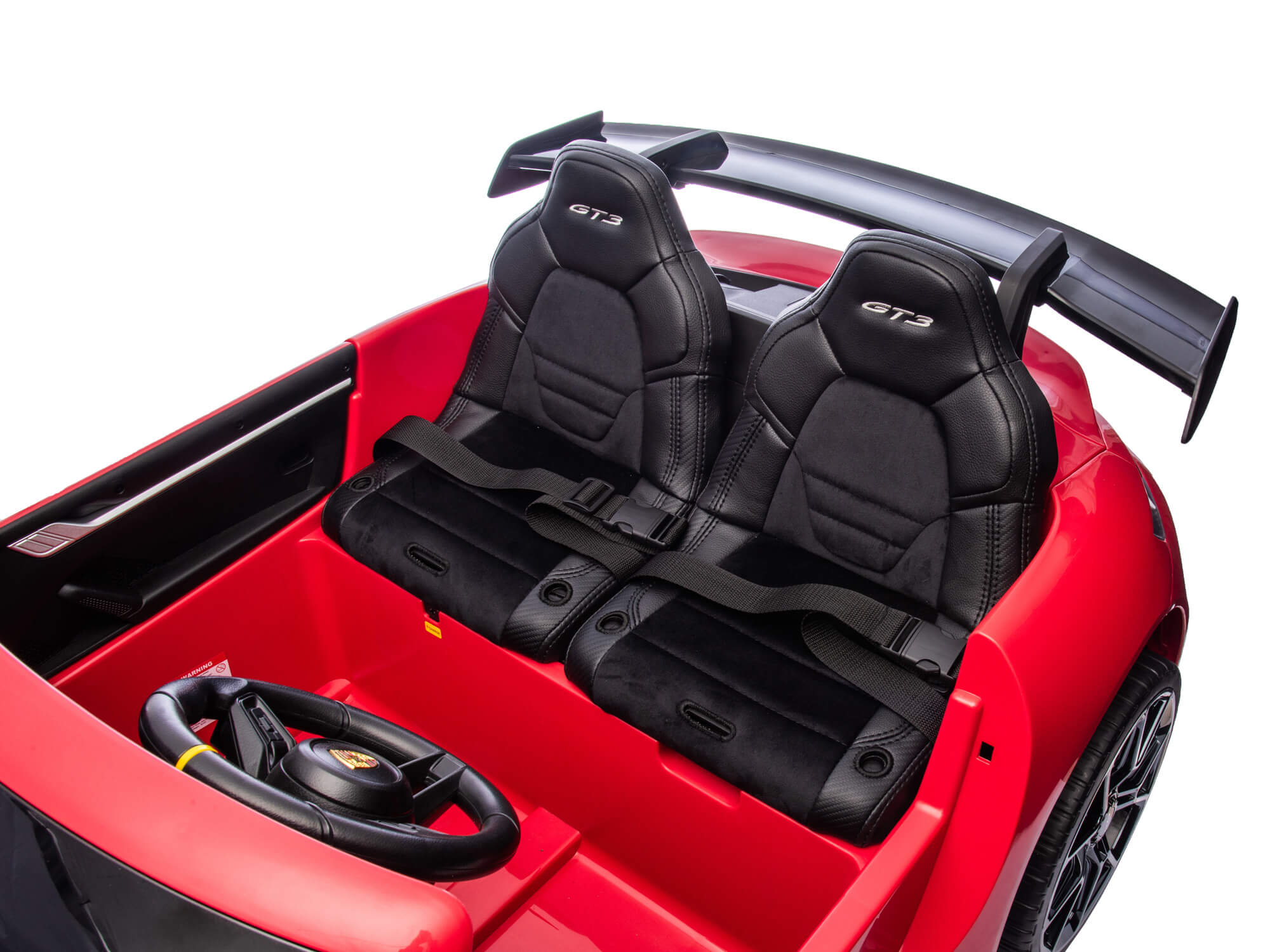 Moderno Kids Porsche 911 GT3 24V Kids 2 (Two) Seater Ride On Car | Red