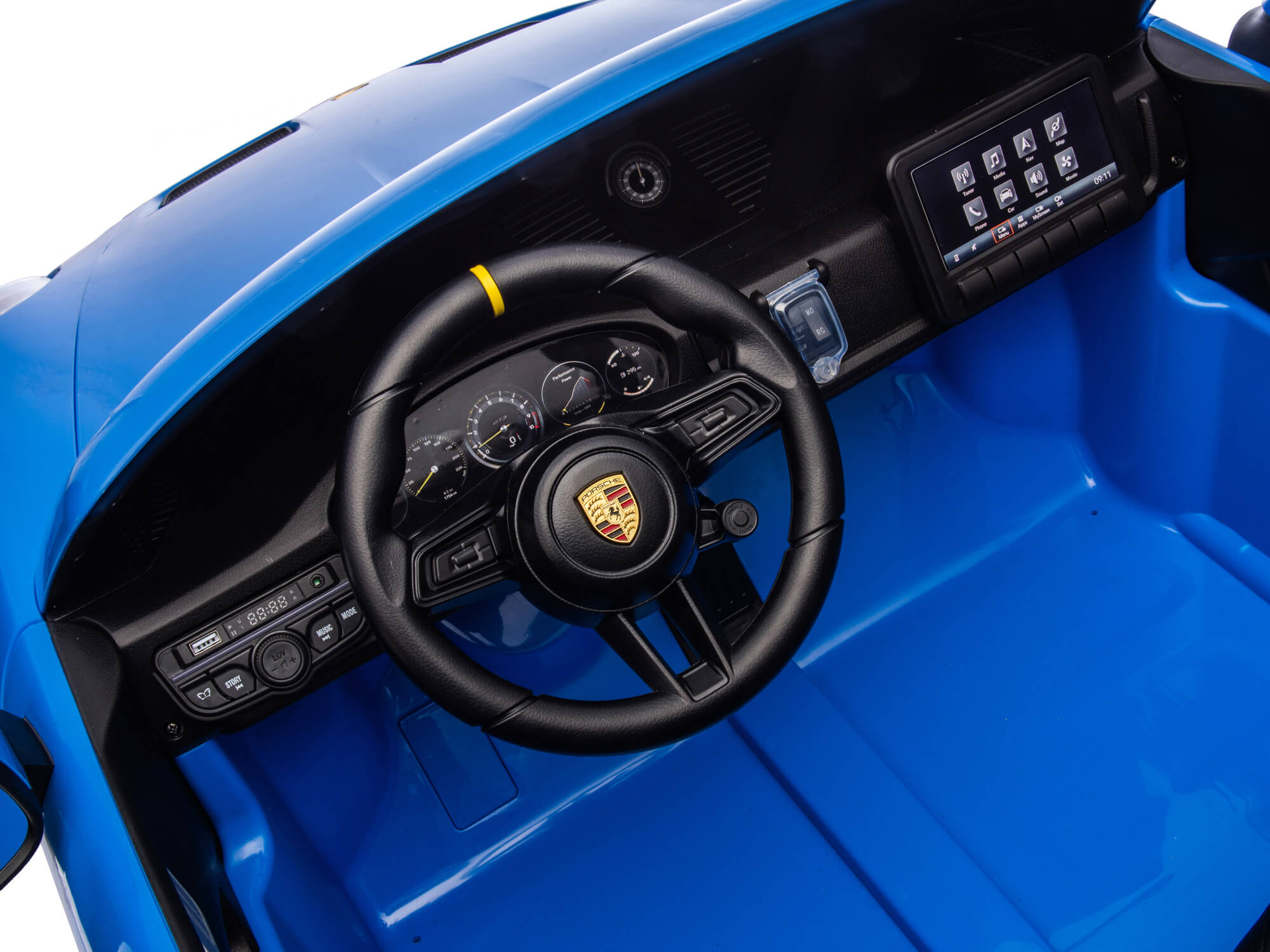 Porsche 911 GT3 24V Kids 2 (Two) Seater Ride On Car | Blue