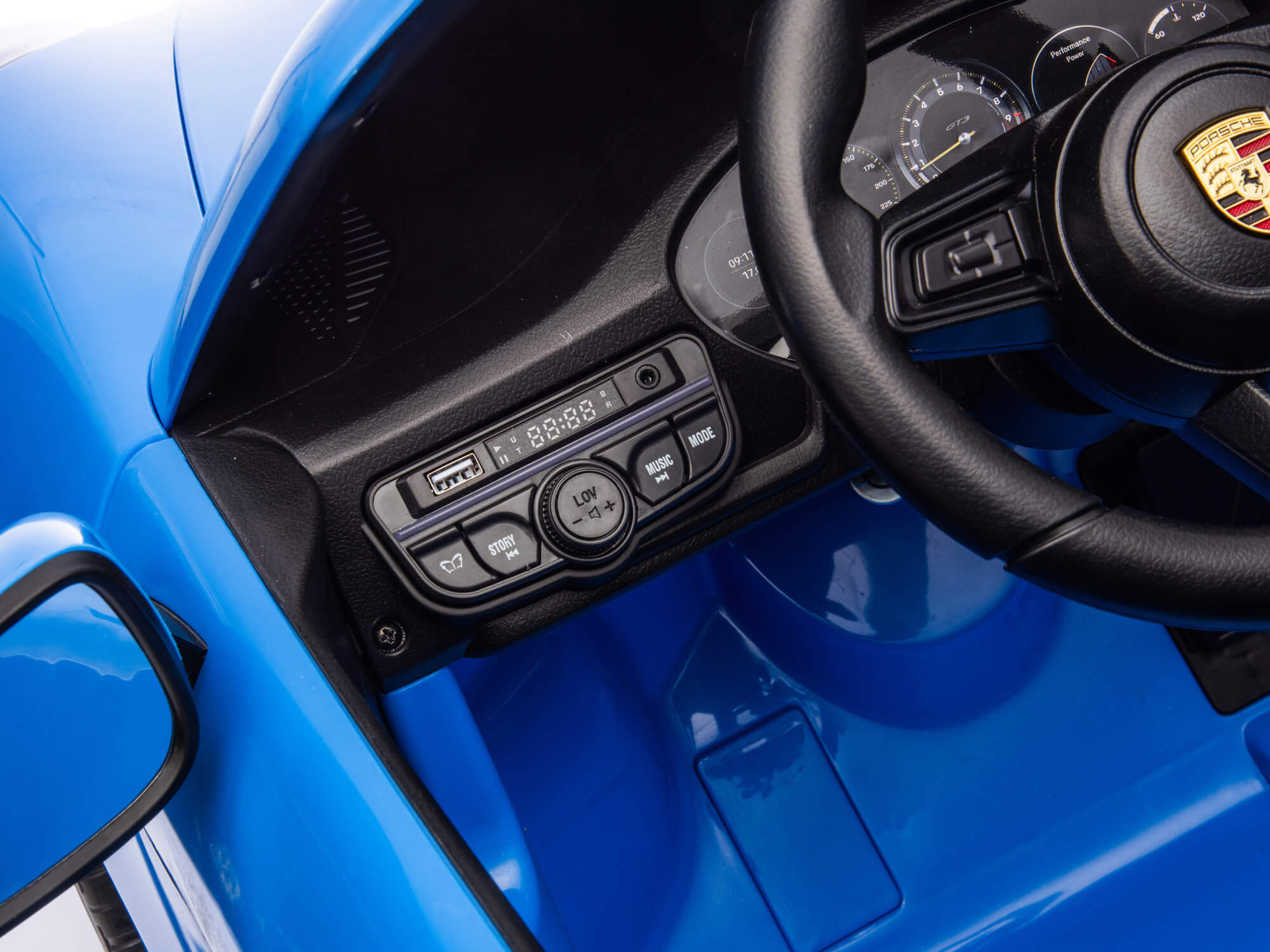 Porsche 911 GT3 24V Kids 2 (Two) Seater Ride On Car | Blue