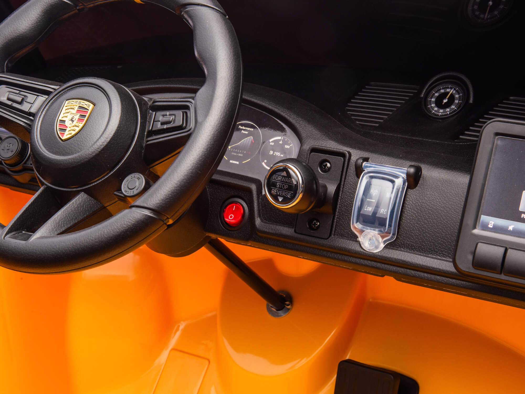 Moderno Kids Porsche 911 GT3 24V Kids 2 (Two) Seater Ride On Car | Yellow
