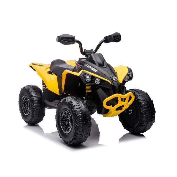 Moderno Kids Can-Am Renegade 24V 4WD Kids Ride-On ATV Quad | Yellow