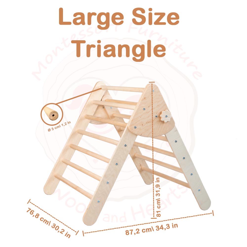 Kids Montessori Foldable Triangle