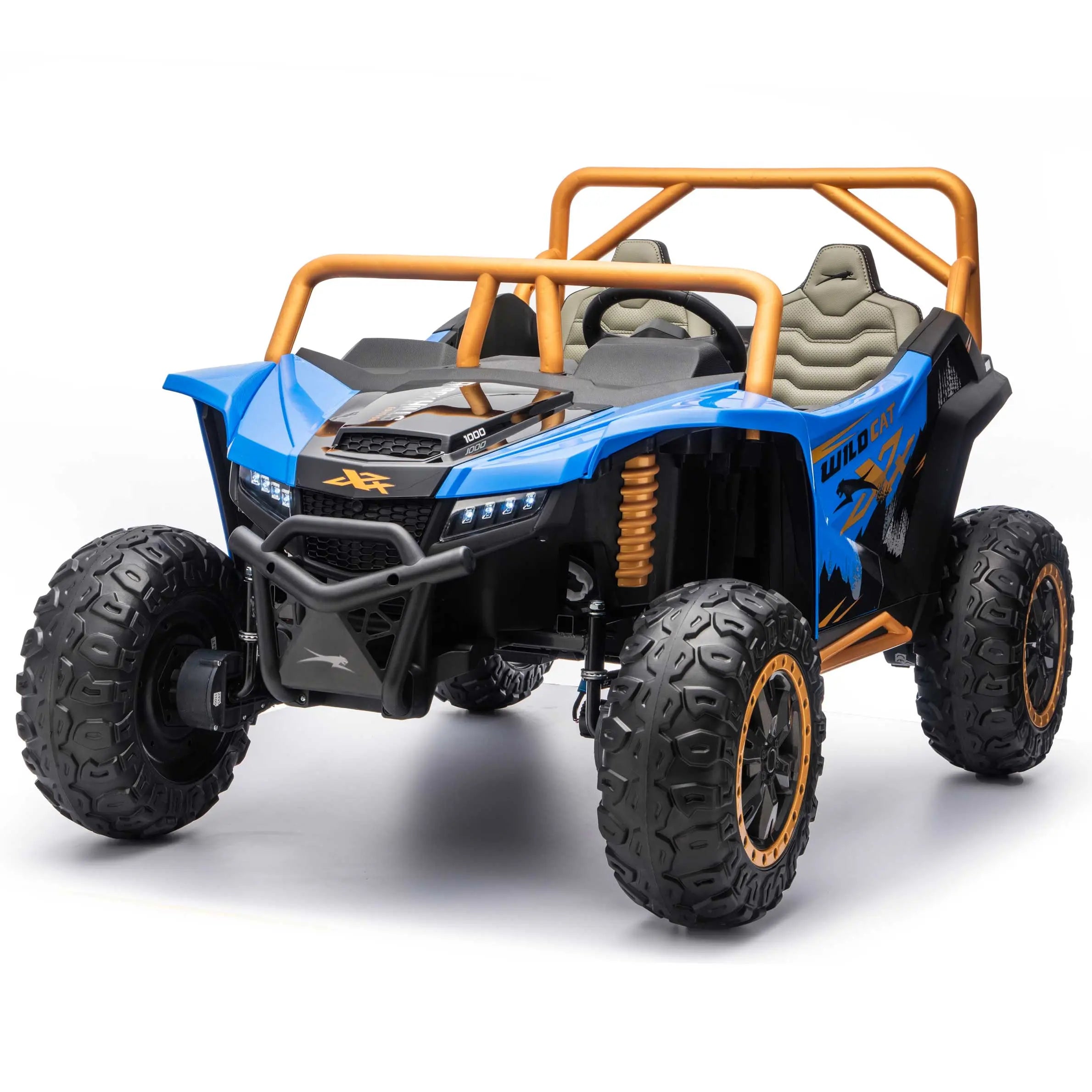 Moderno Kids Arctic Cat XL 24V 4WD Kids Ride-On UTV with R/C Parental Remote | Blue