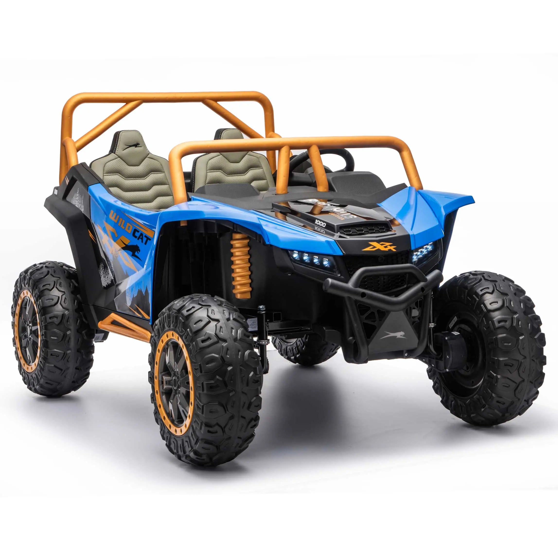 Moderno Kids Arctic Cat XL 24V 4WD Kids Ride-On UTV with R/C Parental Remote | Blue