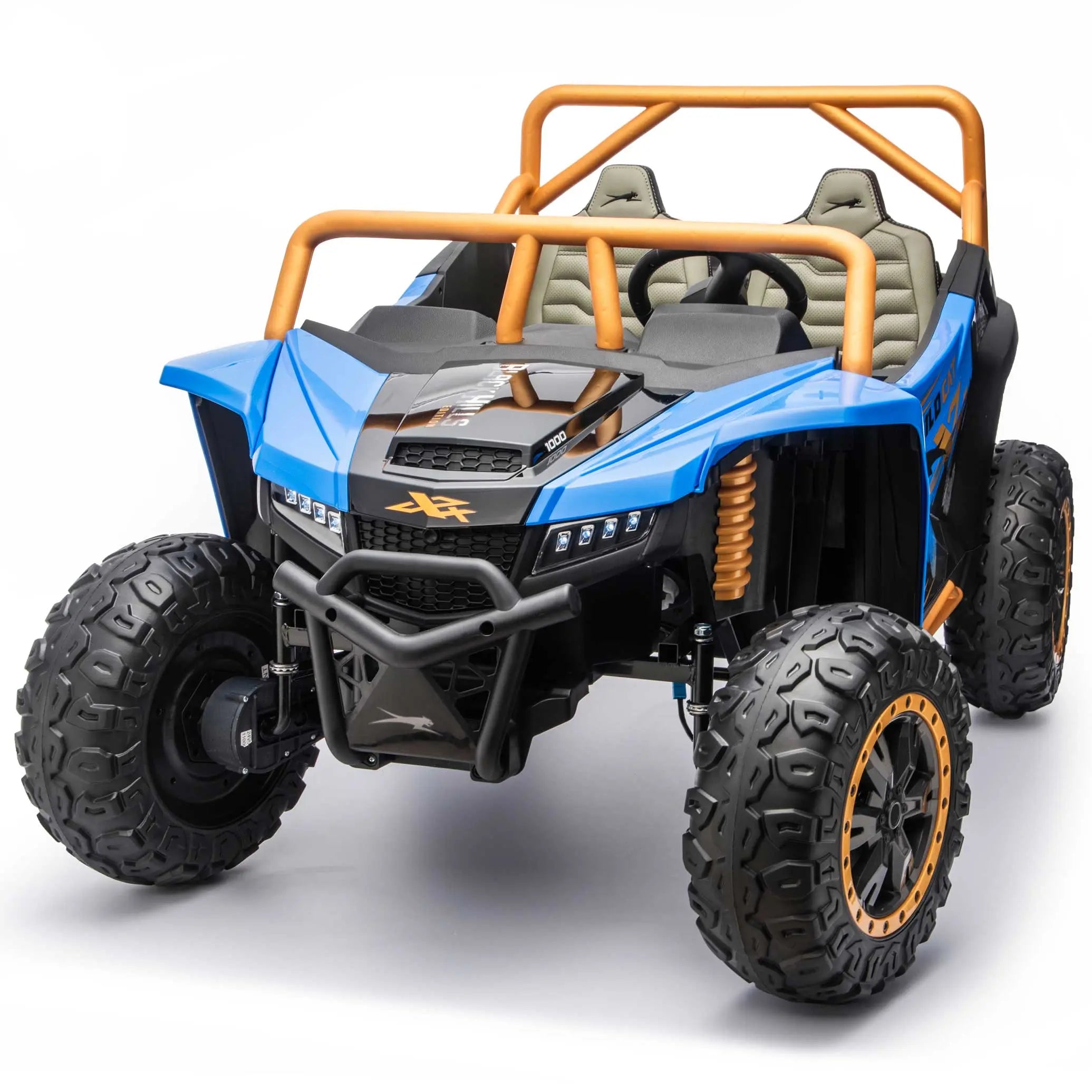 Moderno Kids Arctic Cat XL 24V 4WD Kids Ride-On UTV with R/C Parental Remote | Blue