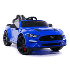 Ford Mustang GT Custom Edition 24V Kids Ride-On Car with R/C Parental Remote | Blue