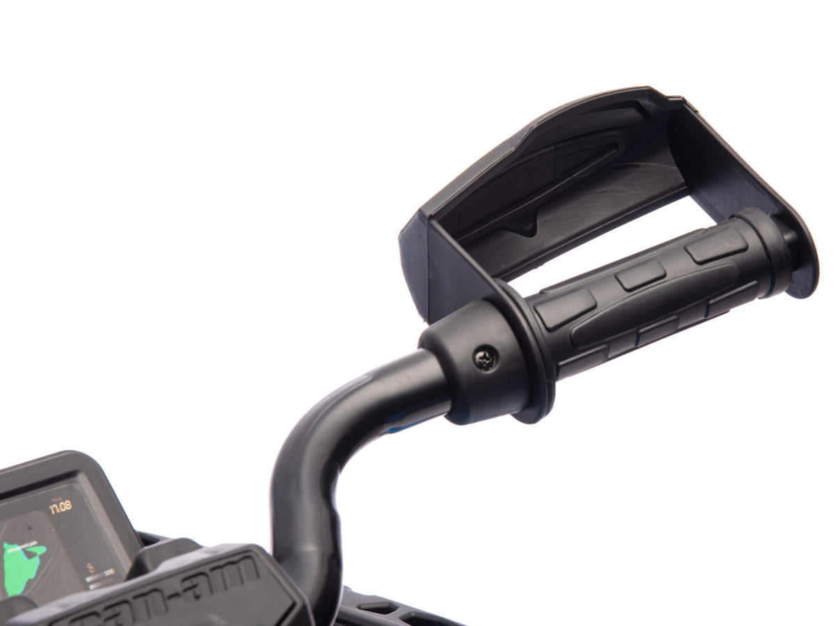 Handlebar Grip Close-Up on the Can-Am Outlander 24V 4WD Kids Ride-On ATV