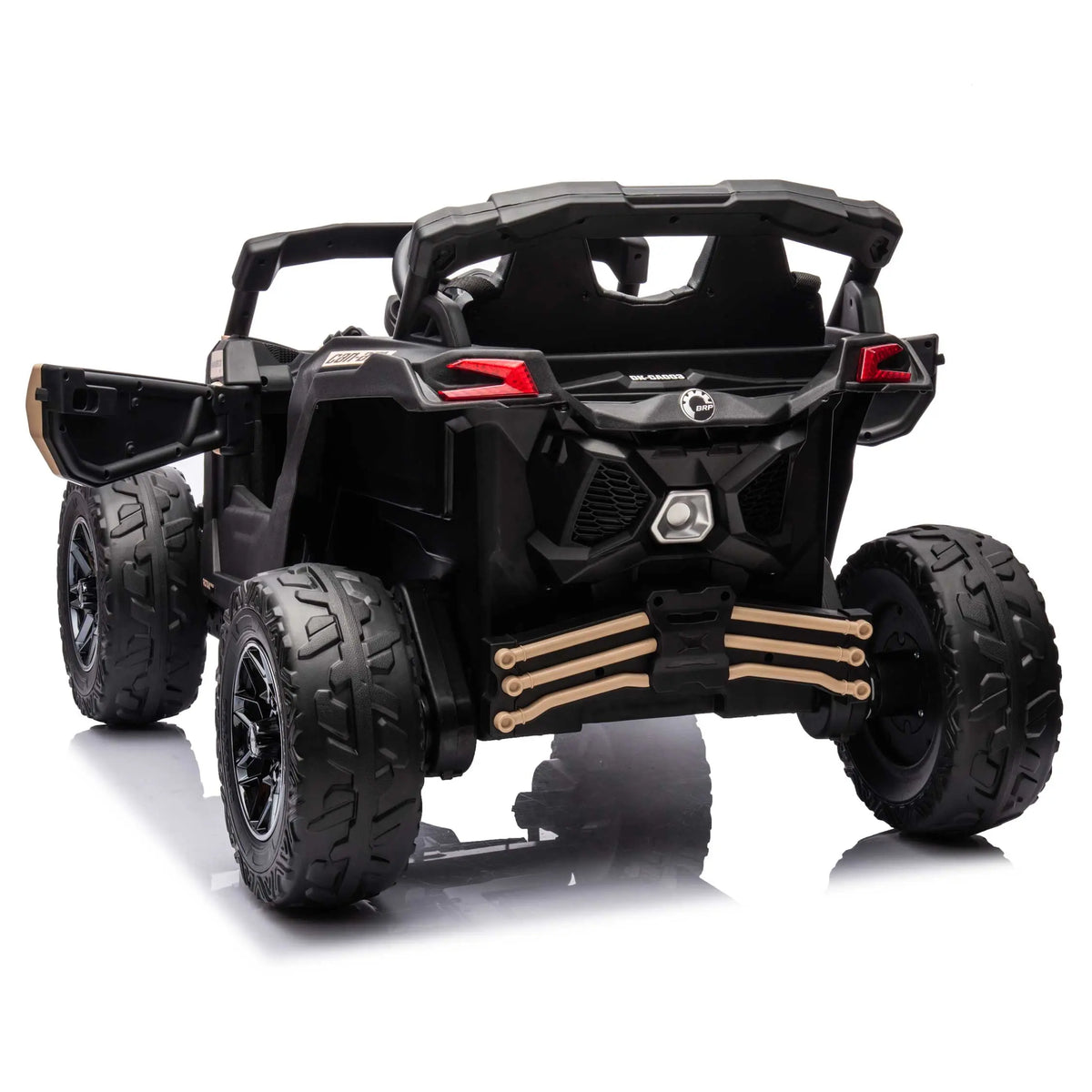 Moderno Kids Can-Am Maverick Custom Edition 24V Kids Ride-On UTV Buggy Car | Desert Tan