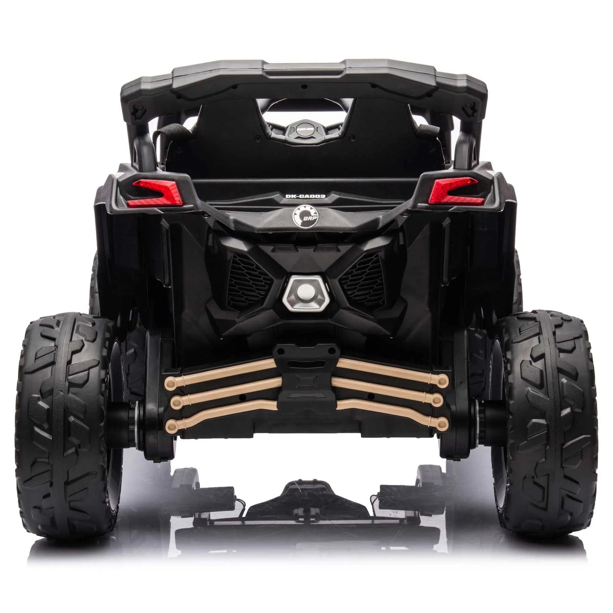 Moderno Kids Can-Am Maverick Custom Edition 24V Kids Ride-On UTV Buggy Car | Desert Tan