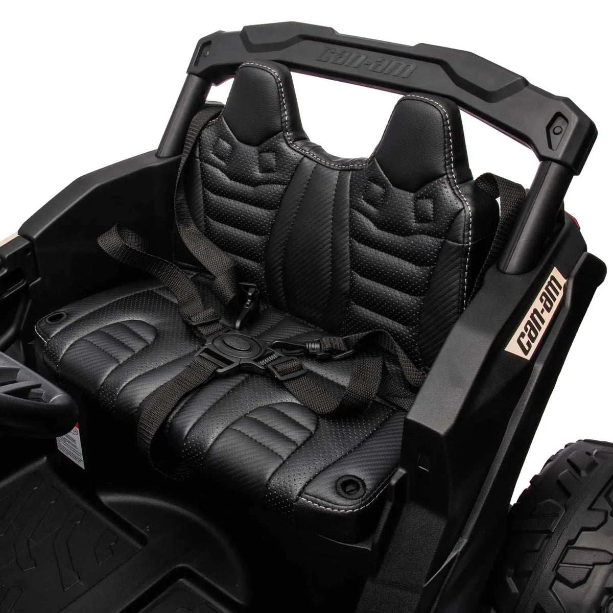 Moderno Kids Can-Am Maverick Custom Edition 24V Kids Ride-On UTV Buggy Car | Desert Tan