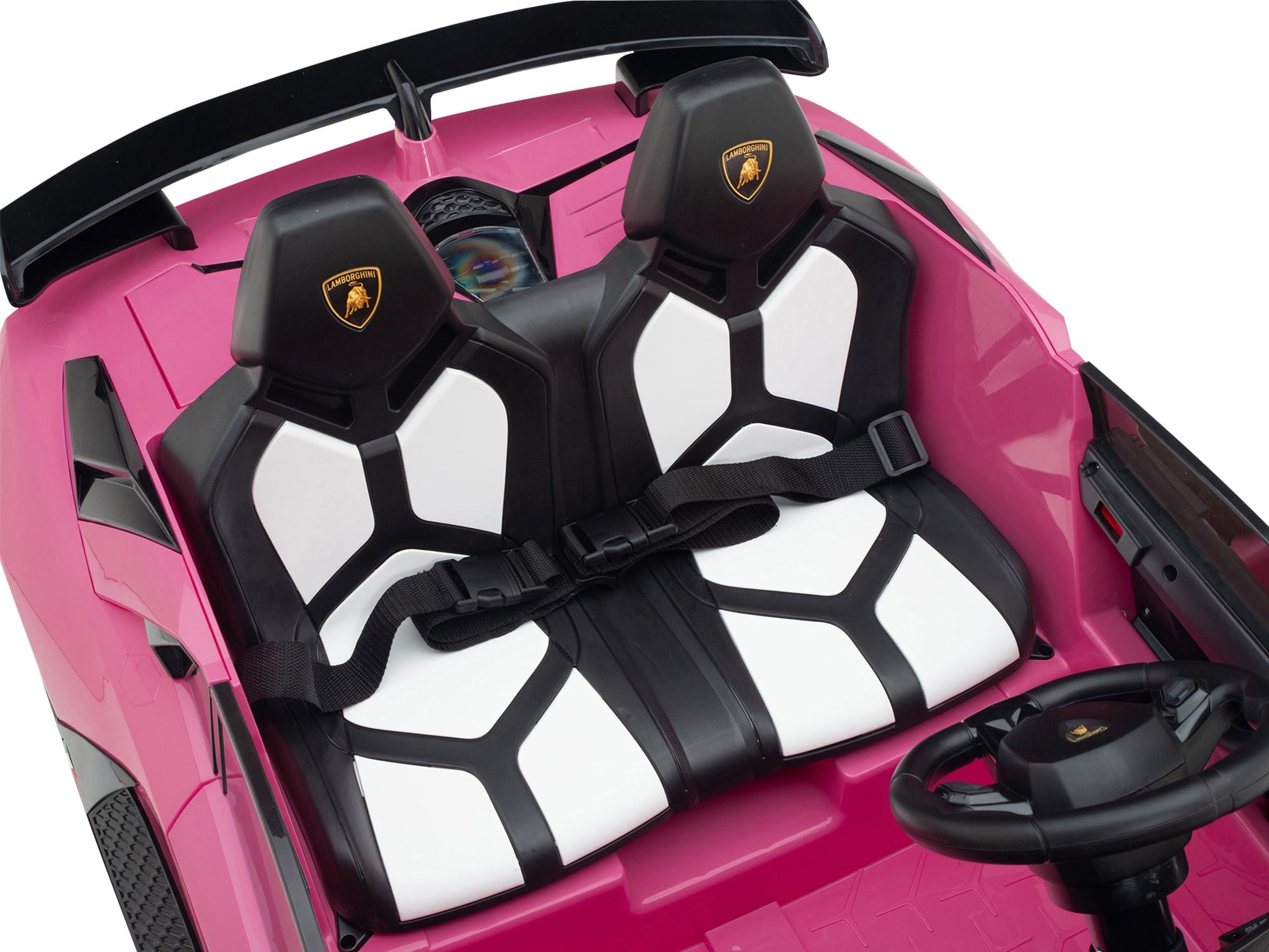 Moderno Kids Lamborghini Aventador SVJ Drift Edition 24V Kids Ride-On Car with R/C Parental Remote | Pink