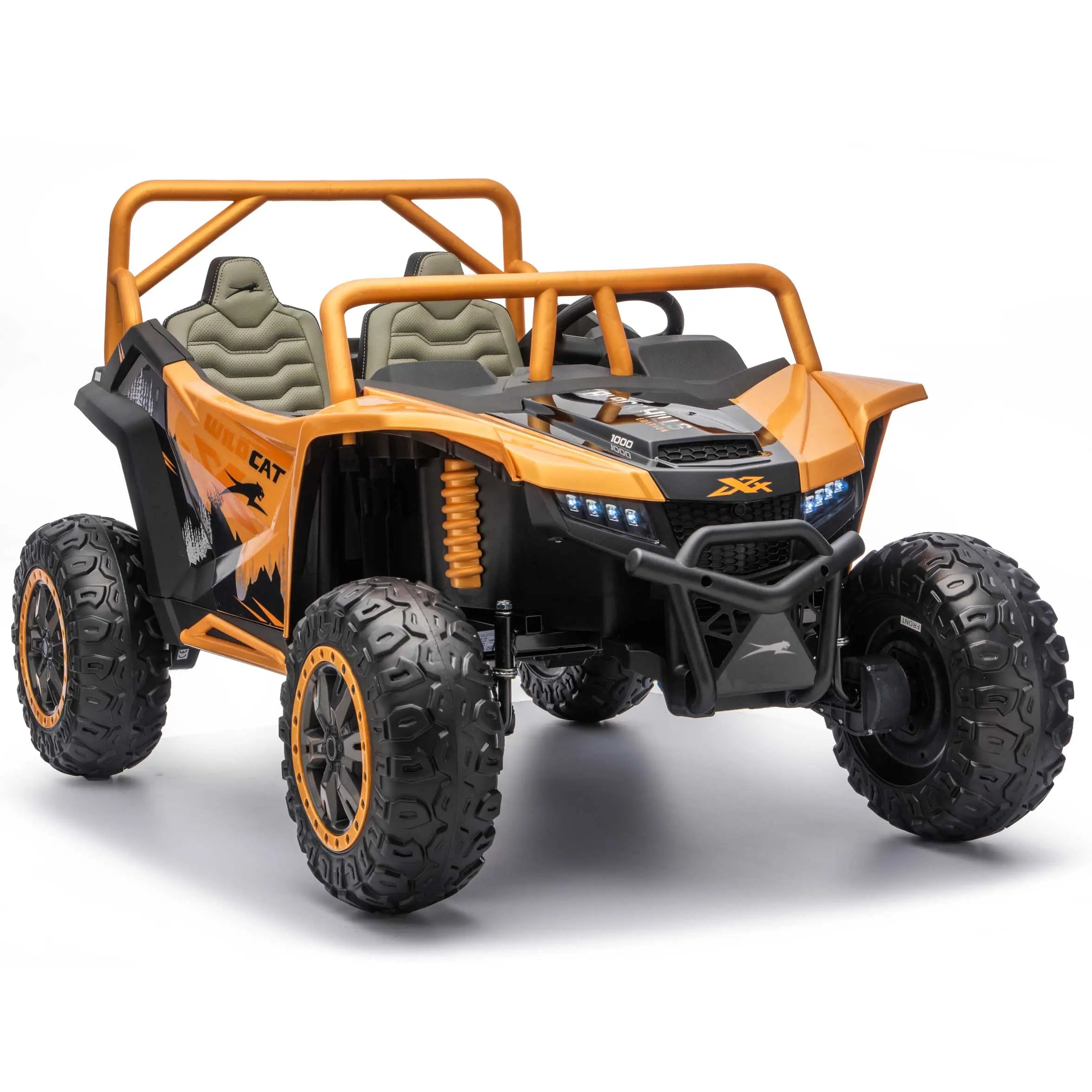 Moderno Kids Arctic Cat XL 24V 4WD Kids Ride-On UTV with R/C Parental Remote | Honey Gold