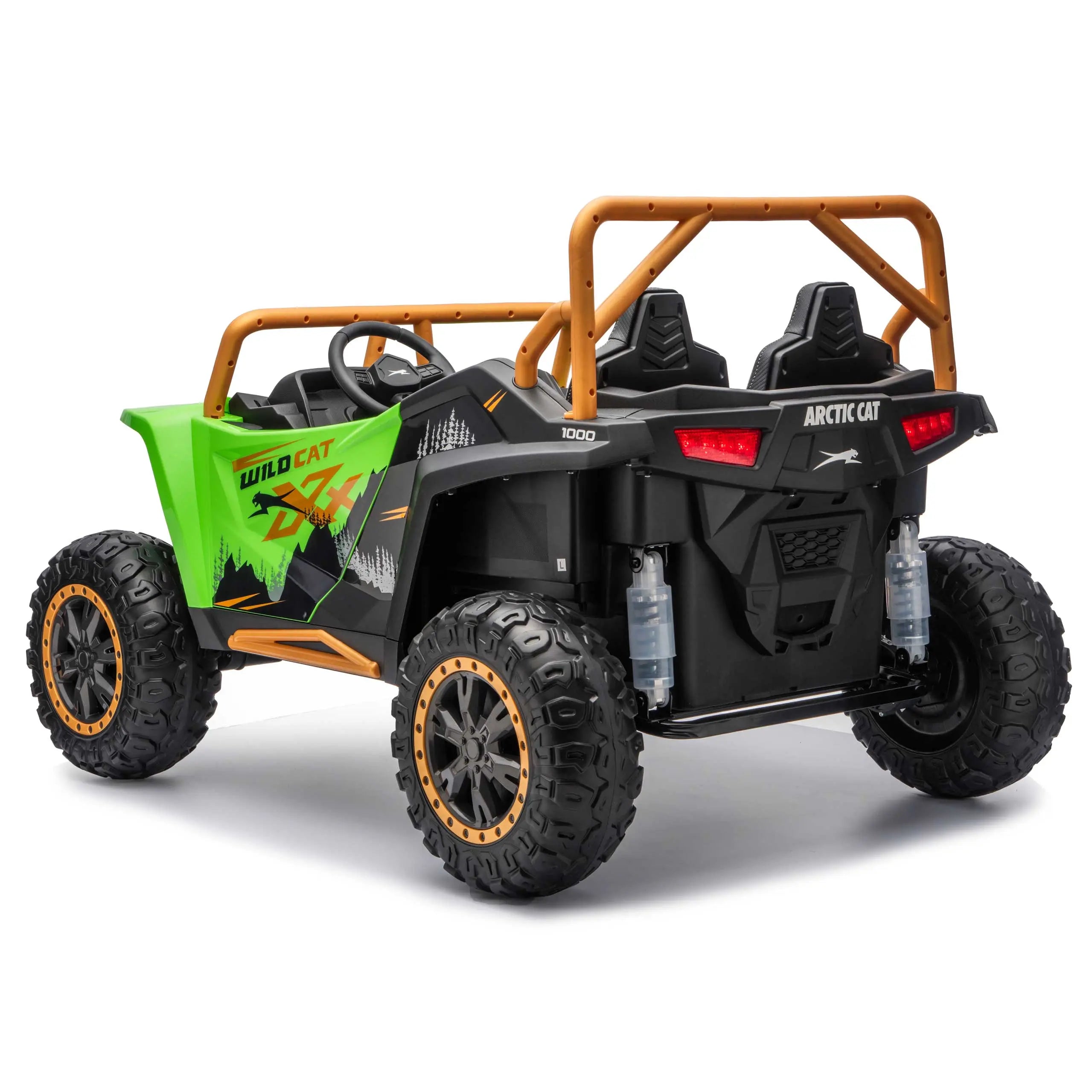 Moderno Kids Arctic Cat XL 24V 4WD Kids Ride-On UTV with R/C Parental Remote | Green