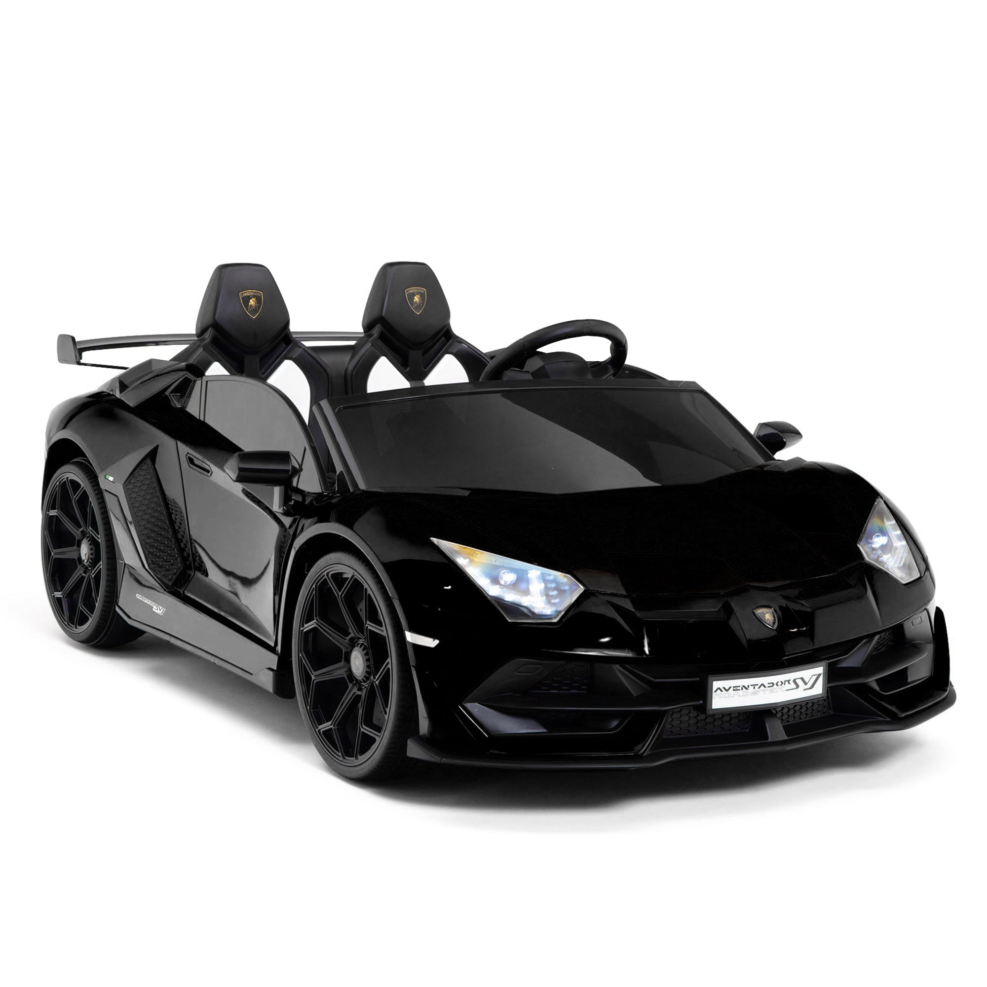 Moderno Kids Lamborghini Aventador SVJ Drift Edition 24V Kids Ride-On Car with R/C Parental Remote | Black