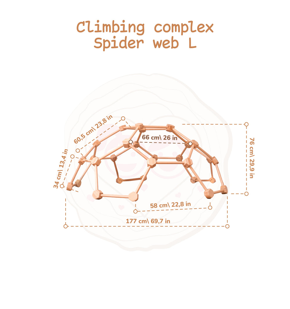 Moderno Kids Kids Wooden Climbing Dome