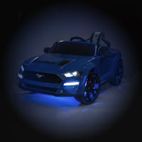 Moderno Kids Ford Mustang GT Custom Edition 24V Kids Ride-On Car with R/C Parental Remote | Gray