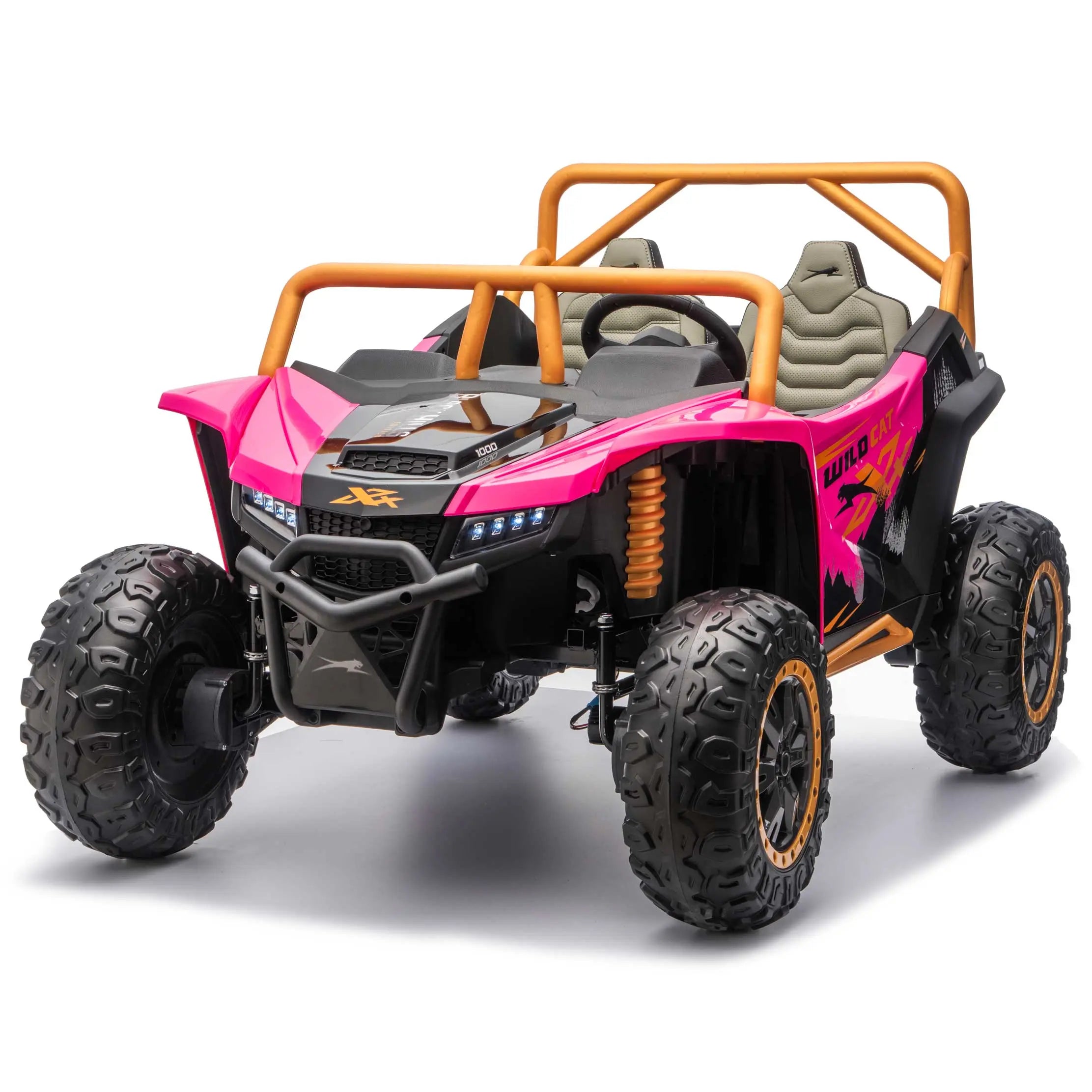 Arctic Cat XL 24V 4WD Kids Ride-On UTV with R/C Parental Remote | Pink