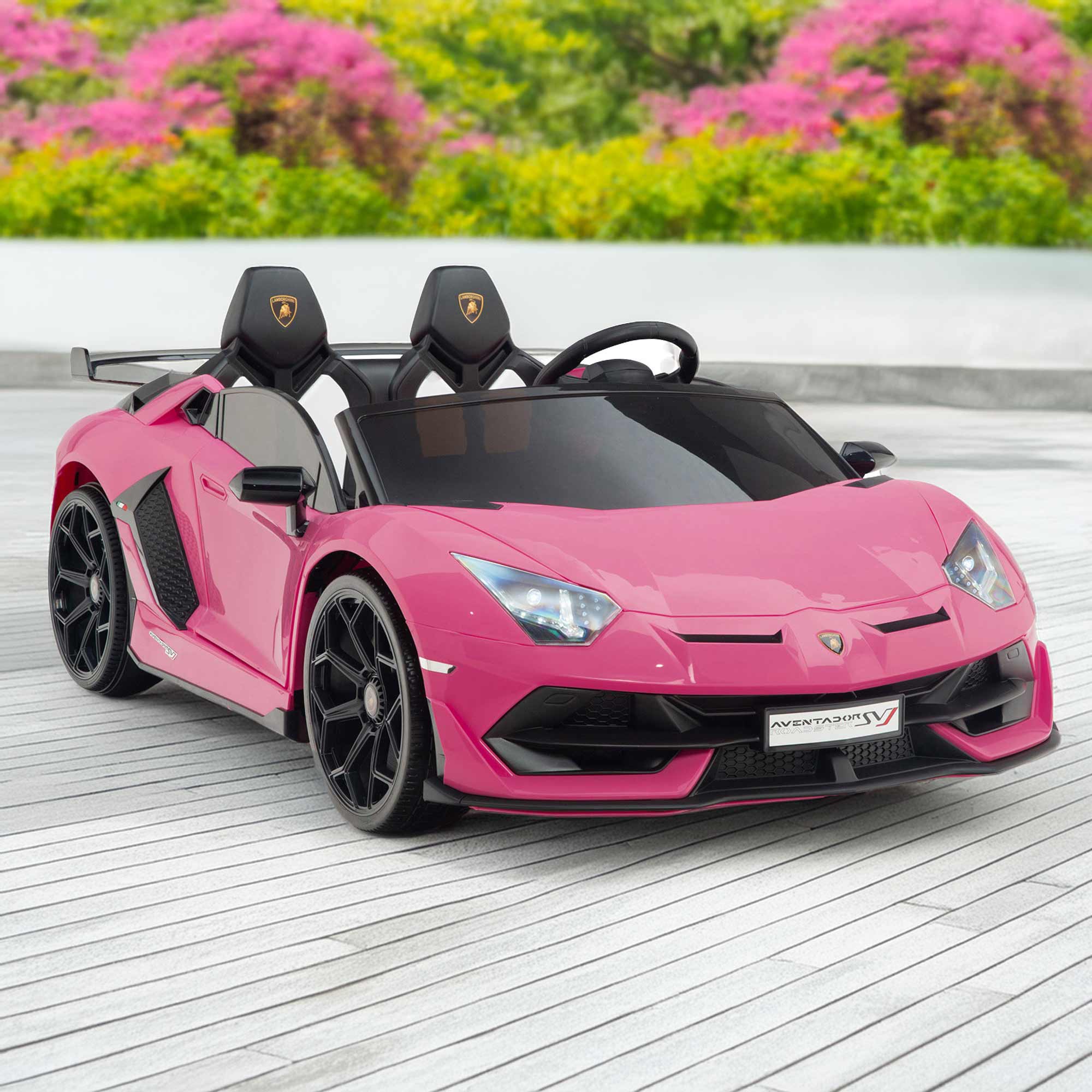 Lamborghini Aventador SVJ Drift Edition 24V Kids Ride-On Car with R/C