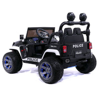 Moderno Kids Trail Explorer 24V Kids Ride-On Car Truck with R/C Parental Remote | Police
