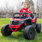Can-Am Maverick Custom Edition 24V Kids Ride-On UTV Buggy Car | Red