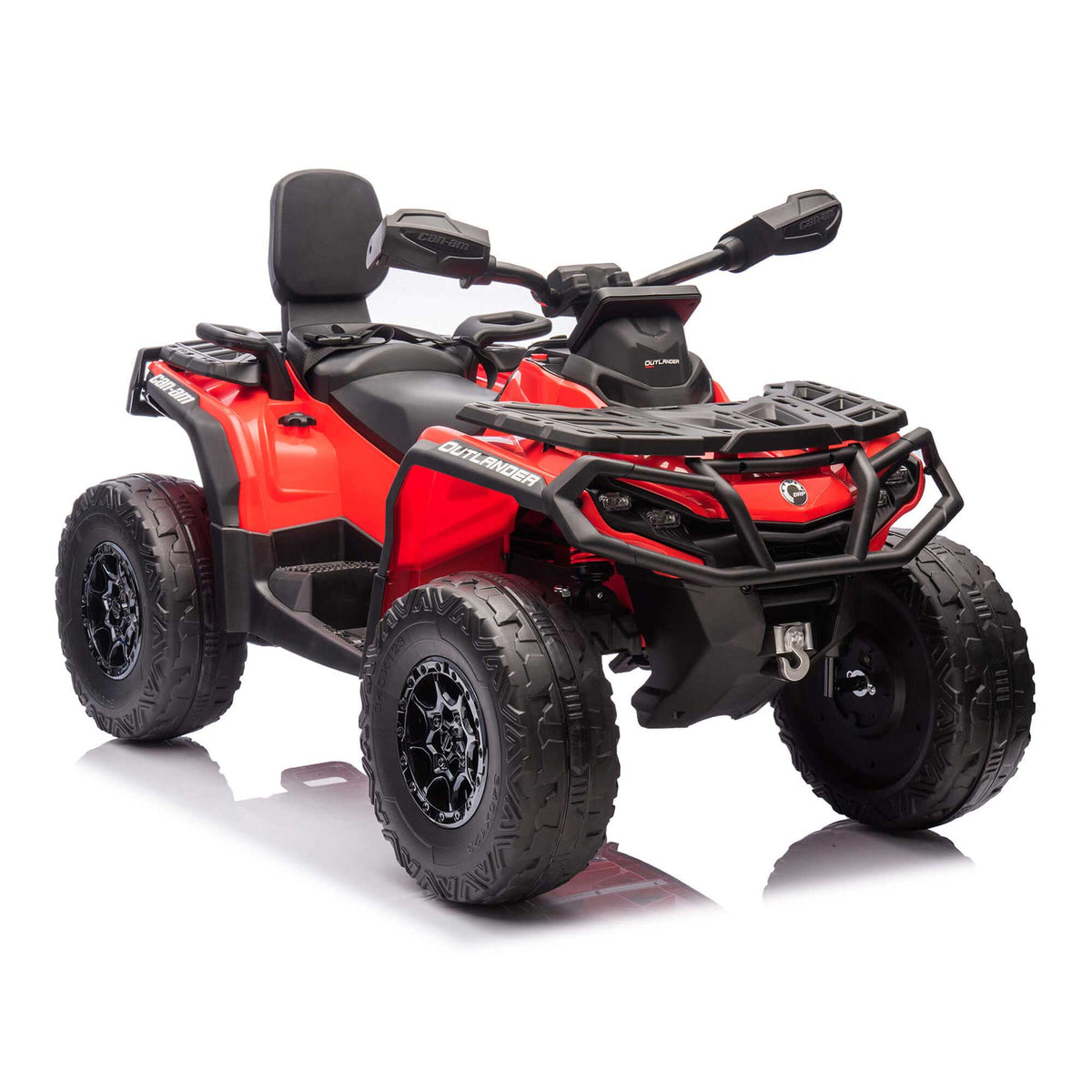 Moderno Kids Can-Am Outlander 24V 4WD Kids Ride-On ATV Quad | Red