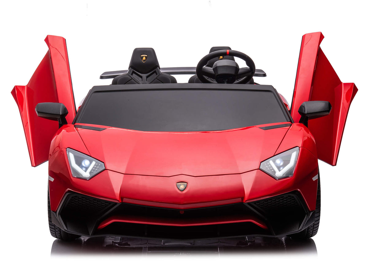 Moderno Kids Lamborghini Aventador XXL 24V Big Kids Ride-On Car | Red