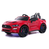 Moderno Kids Ford Mustang GT Custom Edition 24V Kids Ride-On Car with R/C Parental Remote | Cherry Red