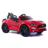 Moderno Kids Ford Mustang GT Custom Edition 24V Kids Ride-On Car with R/C Parental Remote | Cherry Red