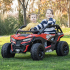 Trail Runner 24V 4WD Kids Ride-On UTV with R/C Parental Remote | Red