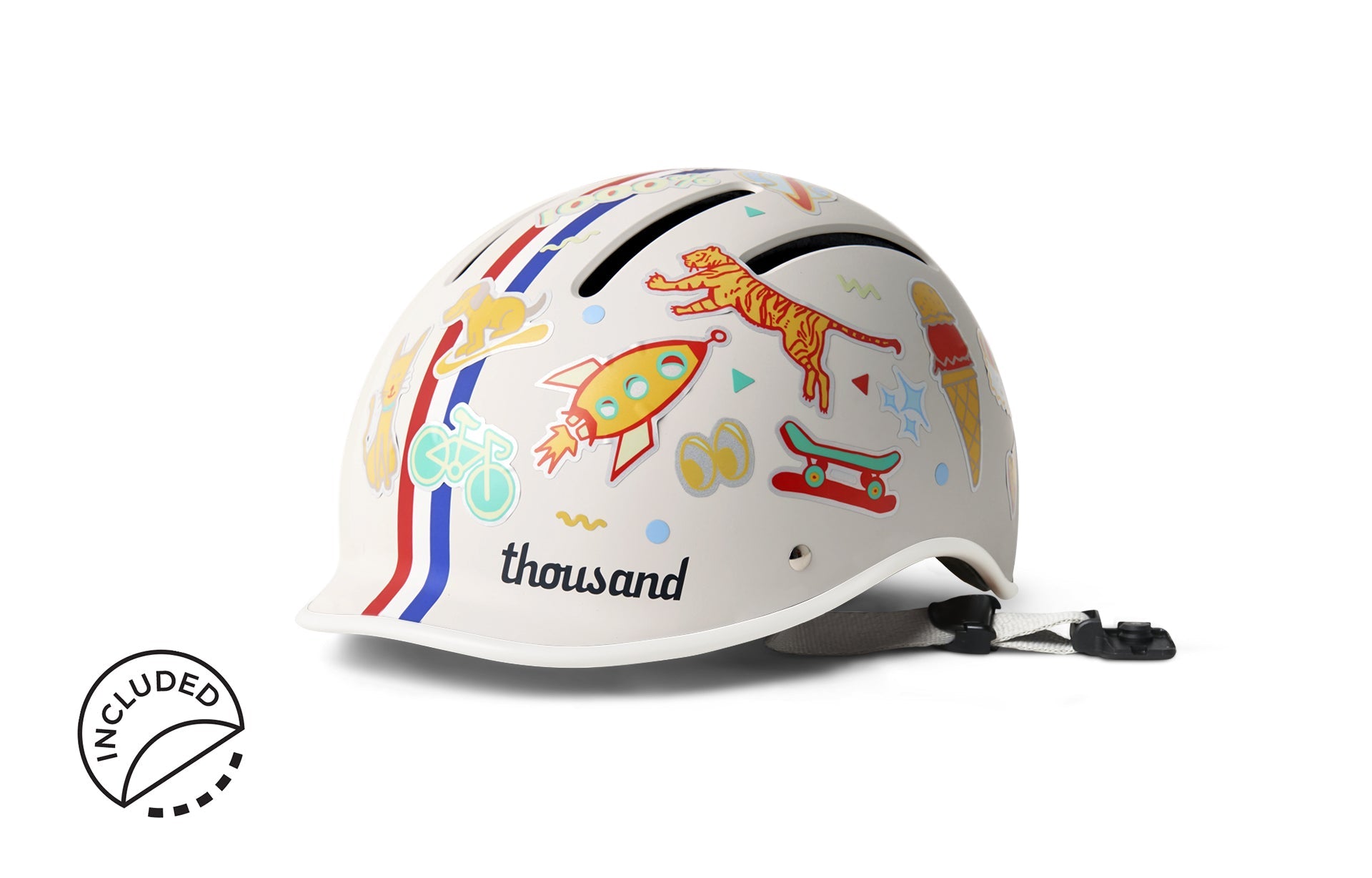 Thousand Jr. Kids Safety Helmet (Multiple Colors)
