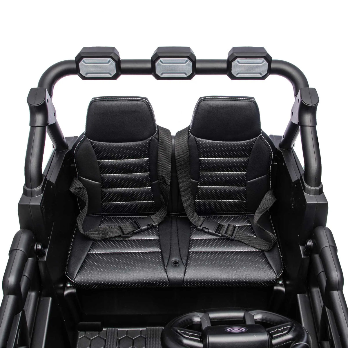 Moderno Kids Trail Rider 24V 4WD Kids Ride-On UTV with R/C Parental Remote | White