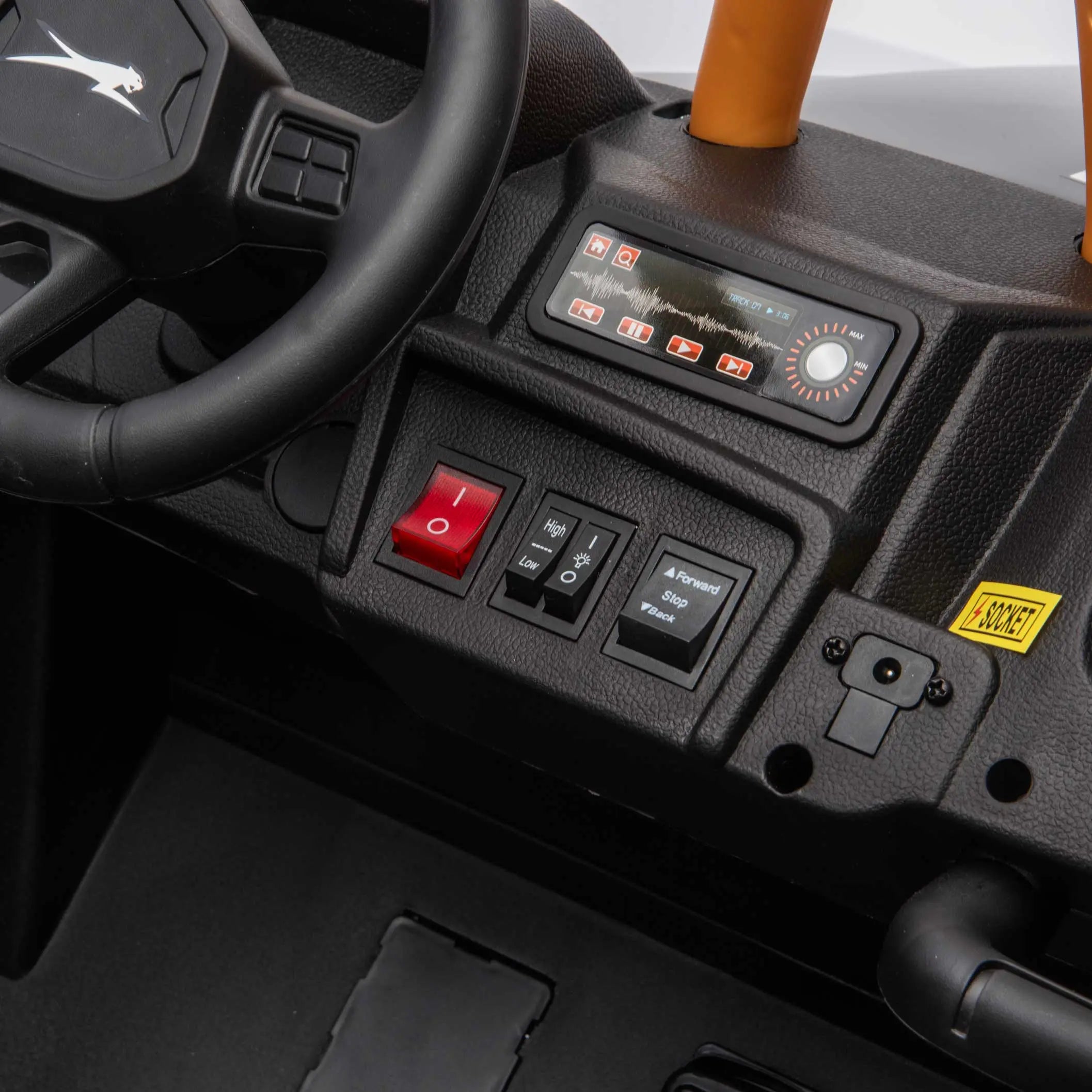 Moderno Kids Arctic Cat XL 24V 4WD Kids Ride-On UTV with R/C Parental Remote | White