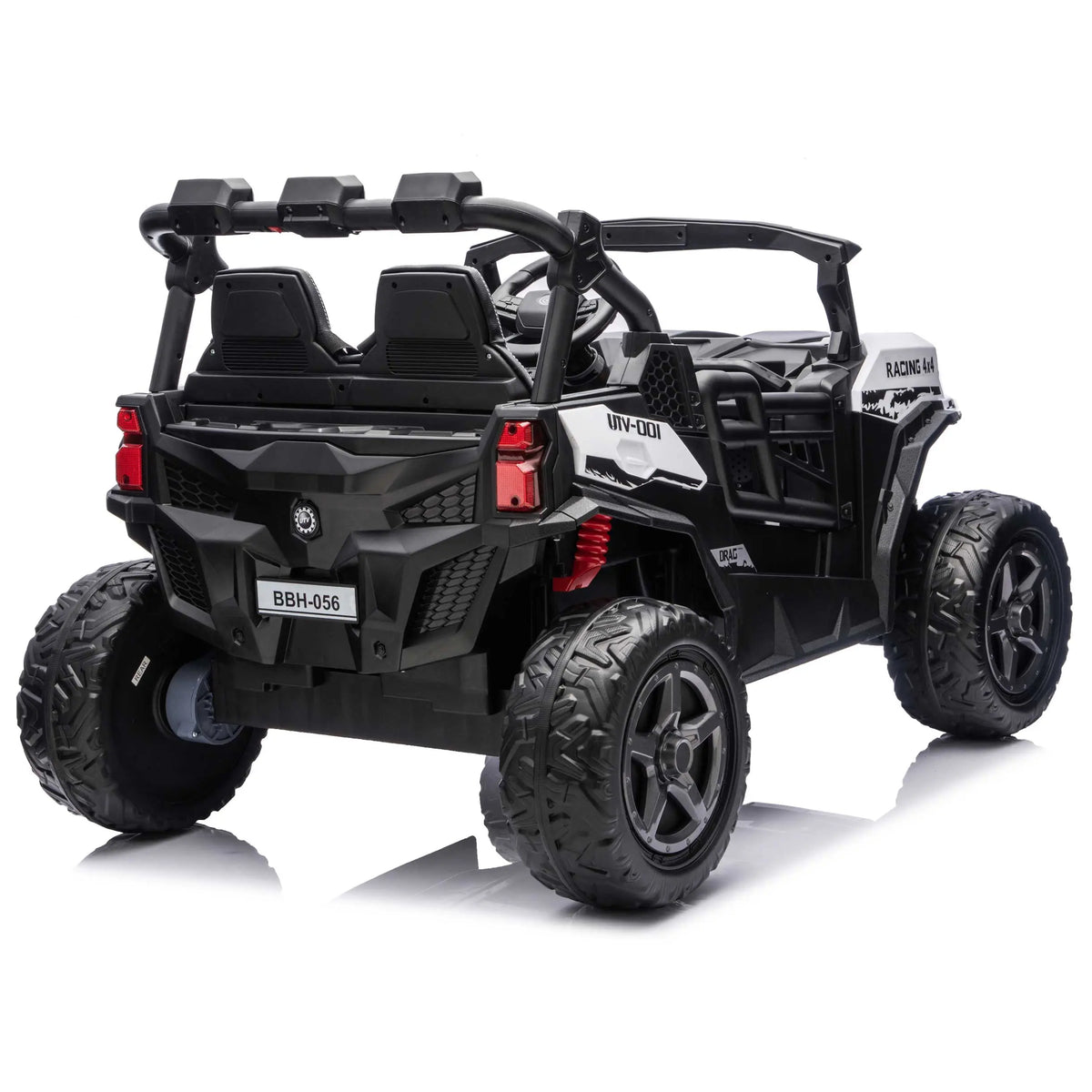 Moderno Kids Trail Rider 24V 4WD Kids Ride-On UTV with R/C Parental Remote | White