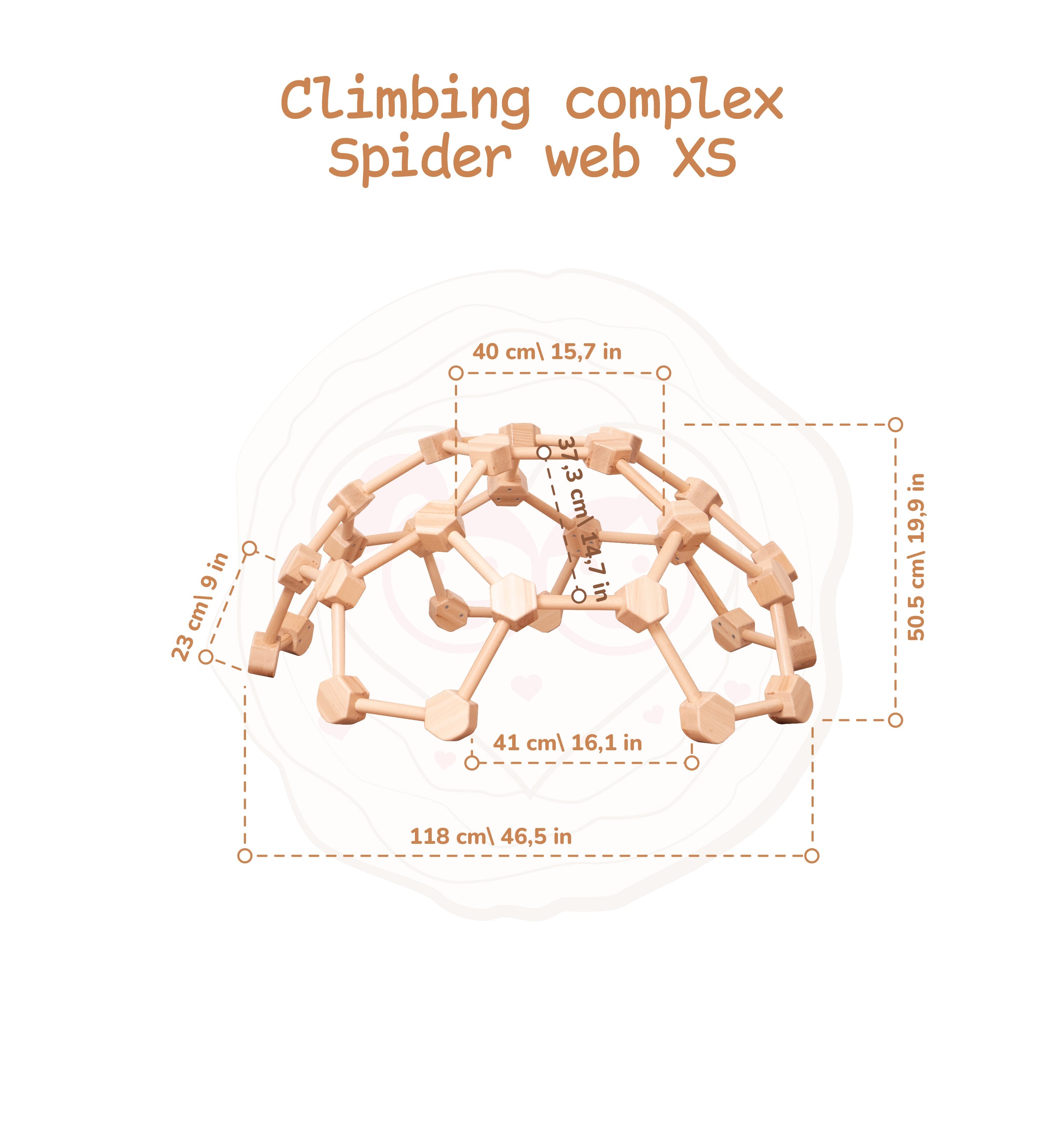 Moderno Kids Kids Wooden Climbing Dome