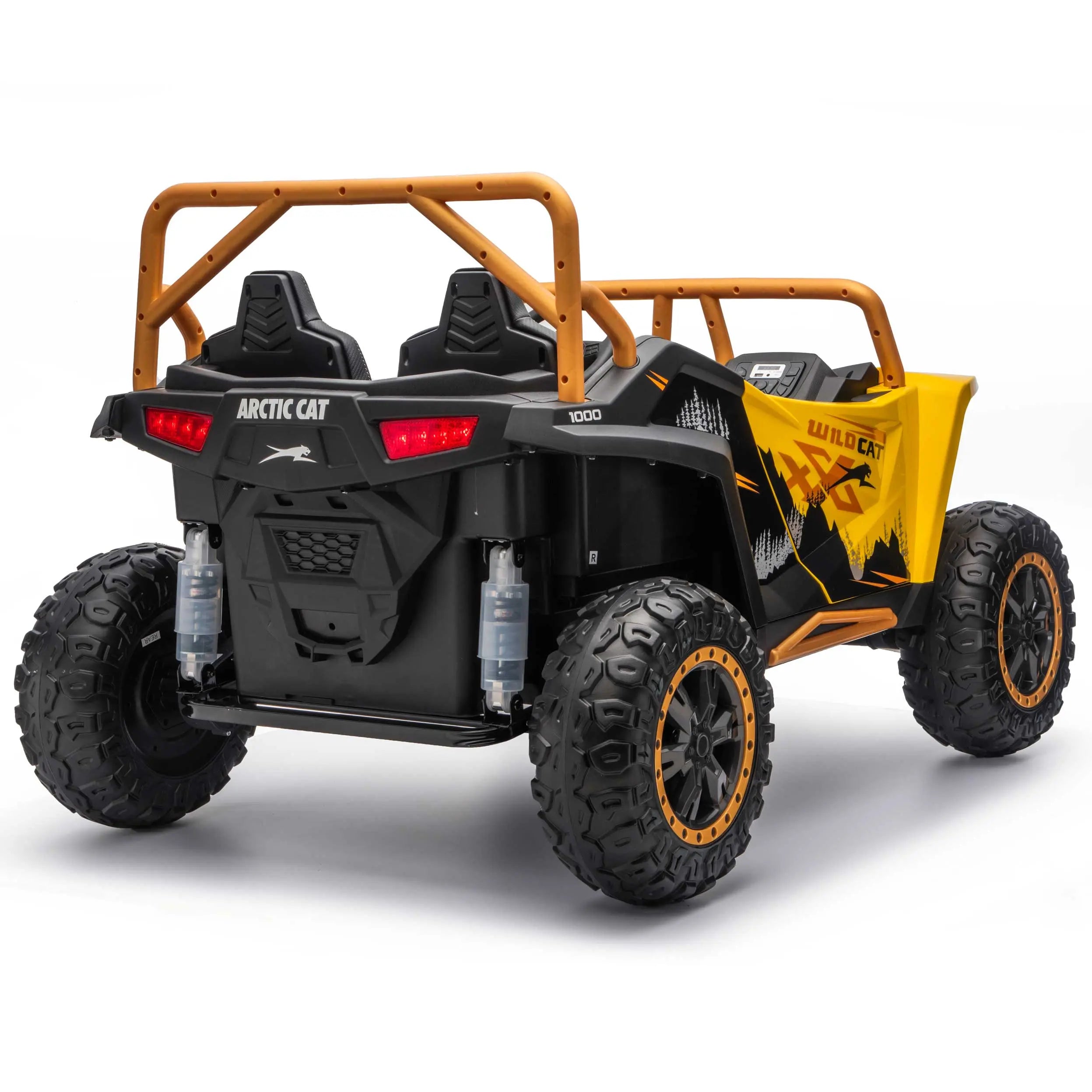 Moderno Kids Arctic Cat XL 24V 4WD Kids Ride-On UTV with R/C Parental Remote | Yellow