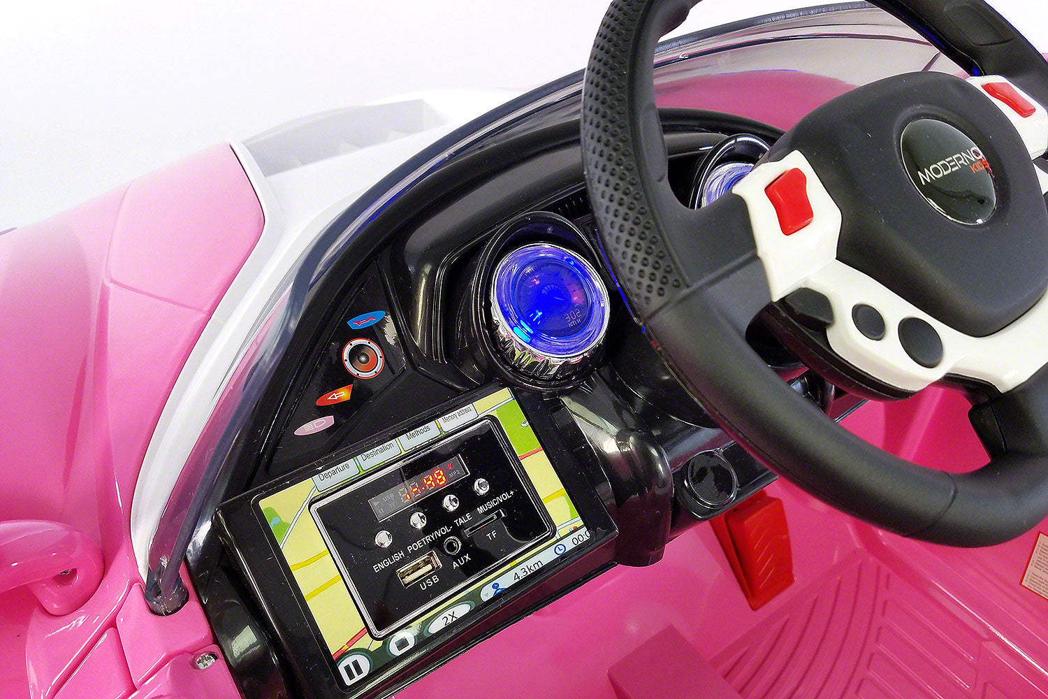 Moderno Kids Spider GT Kids 12V Ride-On Car with R/C Parental Remote | Pink