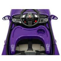 Moderno Kids Kiddie Roadster 12V Kids Electric Ride-On Car with R/C Parental Remote | Purple