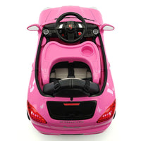 Moderno Kids Kiddie Roadster 12V Kids Electric Ride-On Car with R/C Parental Remote | Pink